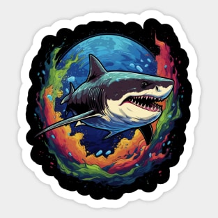 Shark Earth Day Sticker